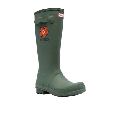 Kenzo Boot Hunter Logo Green