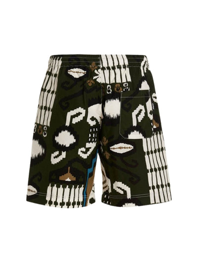 Msgm Shorts Bermuda Allover Print