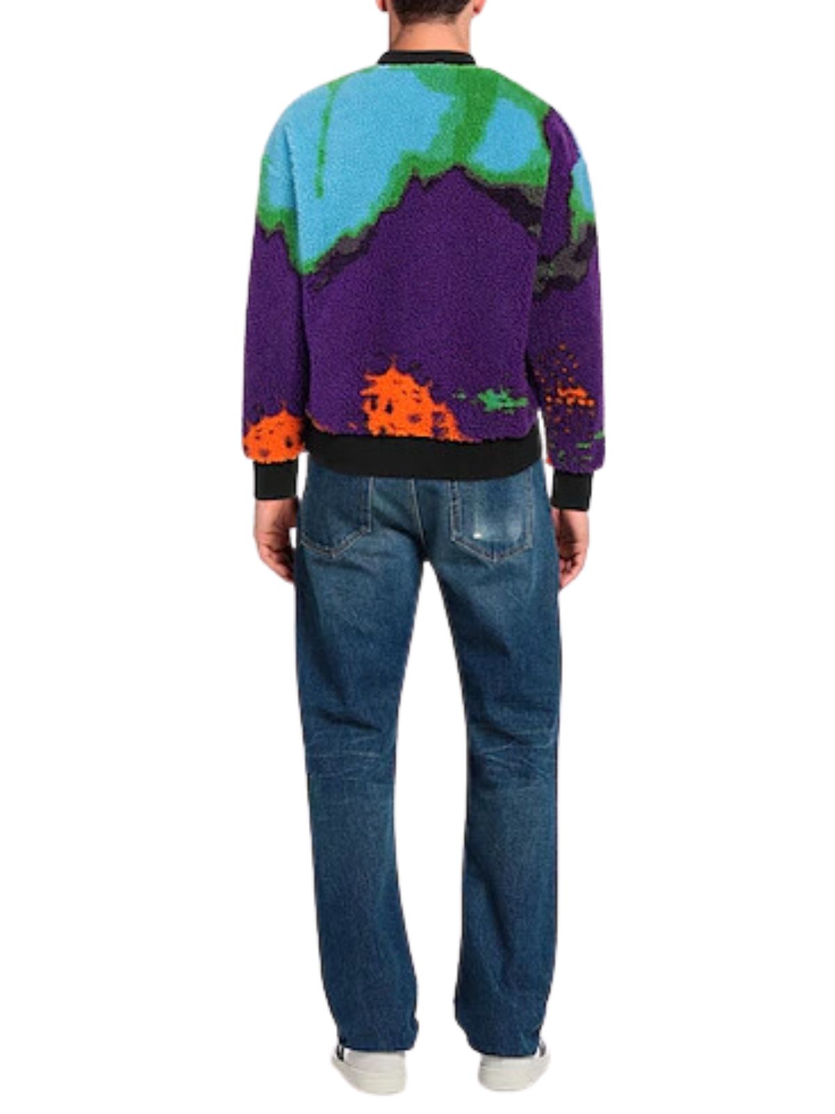 Msgm  Sweater Earth Galaxy Purple