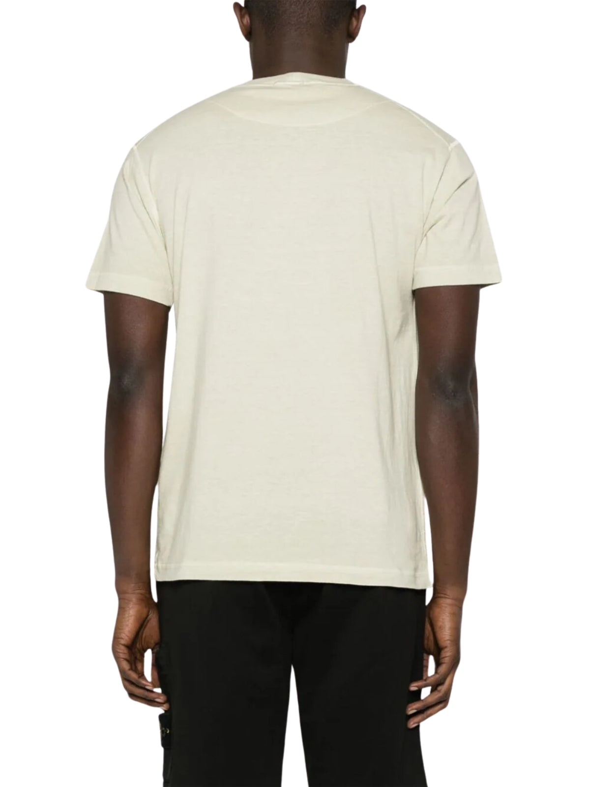 Stone Island T-Shirt Logo Cream