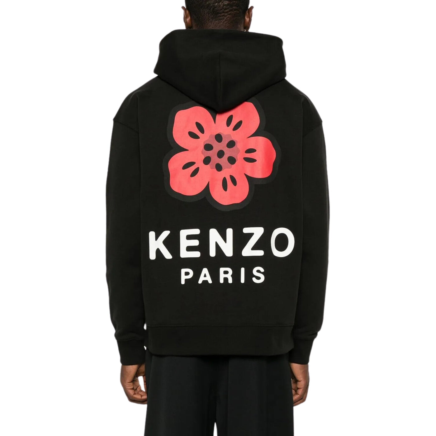 Kenzo Hoodie Flower Black