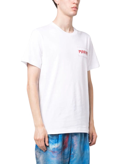 Marni T-Shirt Logo White