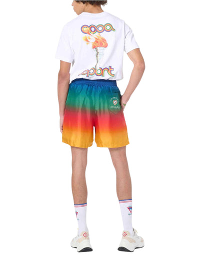 Casablanca Shorts Silk Monogram Multi Colours