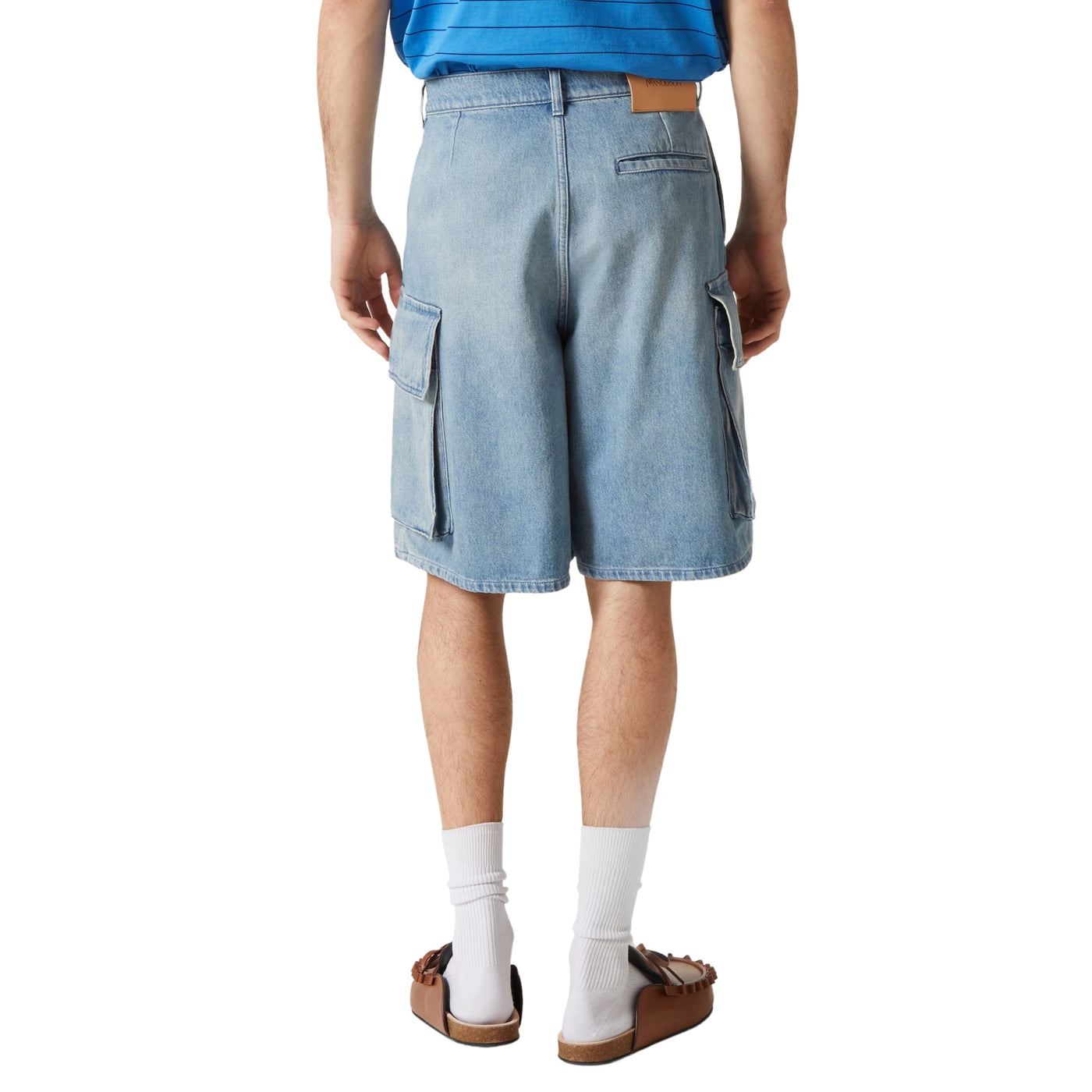 Jw Anderson Shorts Cargo Light Blue