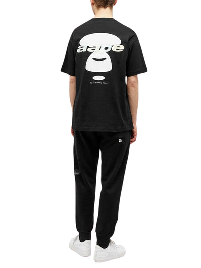 Aape T-Shirt Bold Logo Black