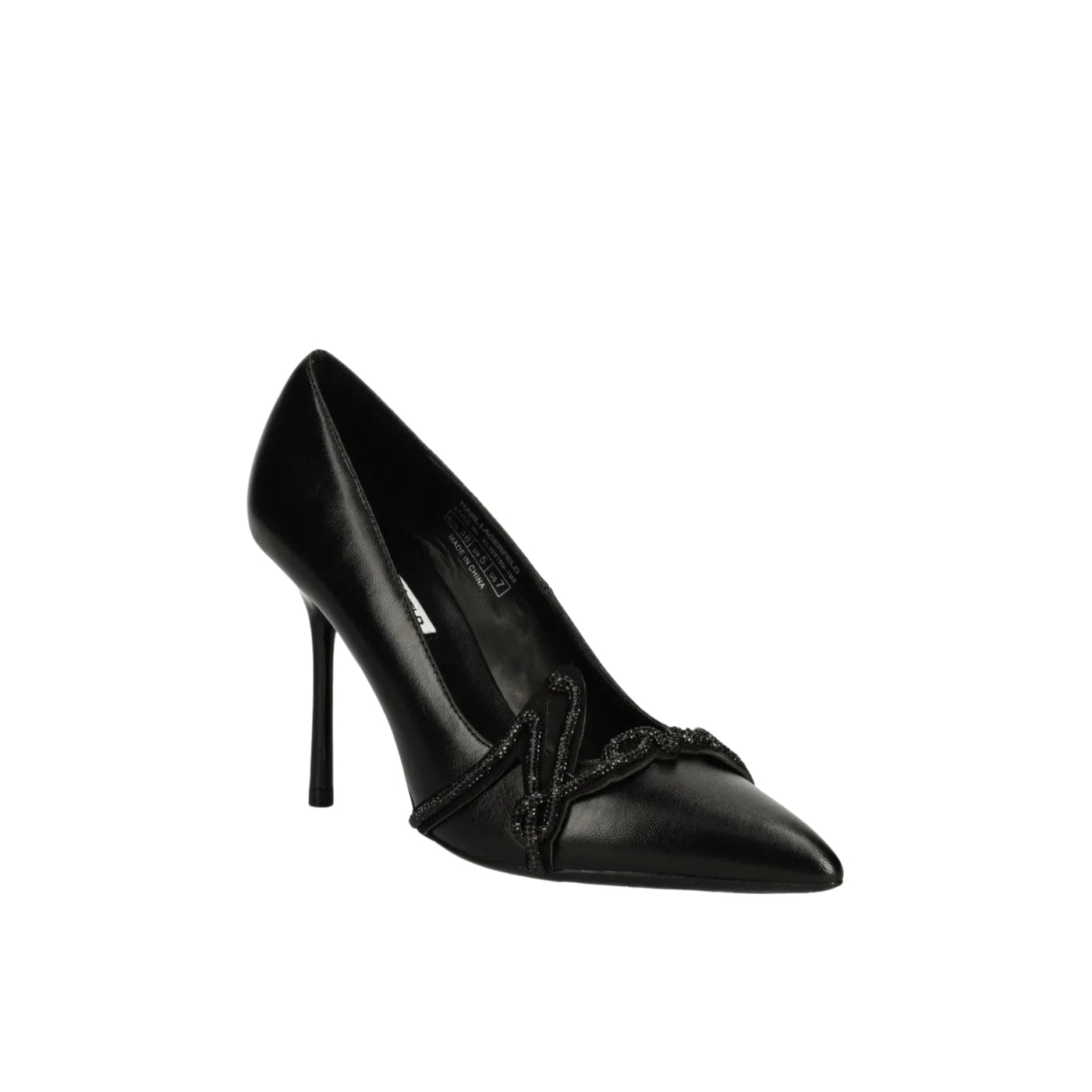 Karl Lagerfeld Heel Sarabande Signia Pump Black