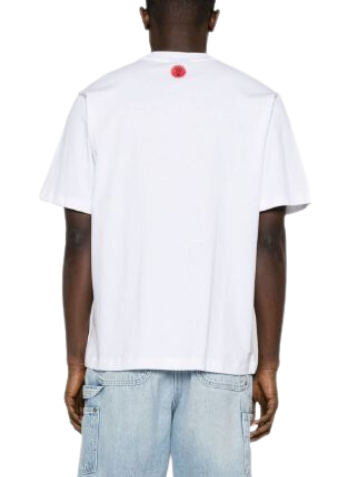 Ice-Cream T-Shirt Running Dog White