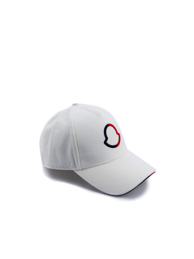 Moncler Cap Baseball Logo White