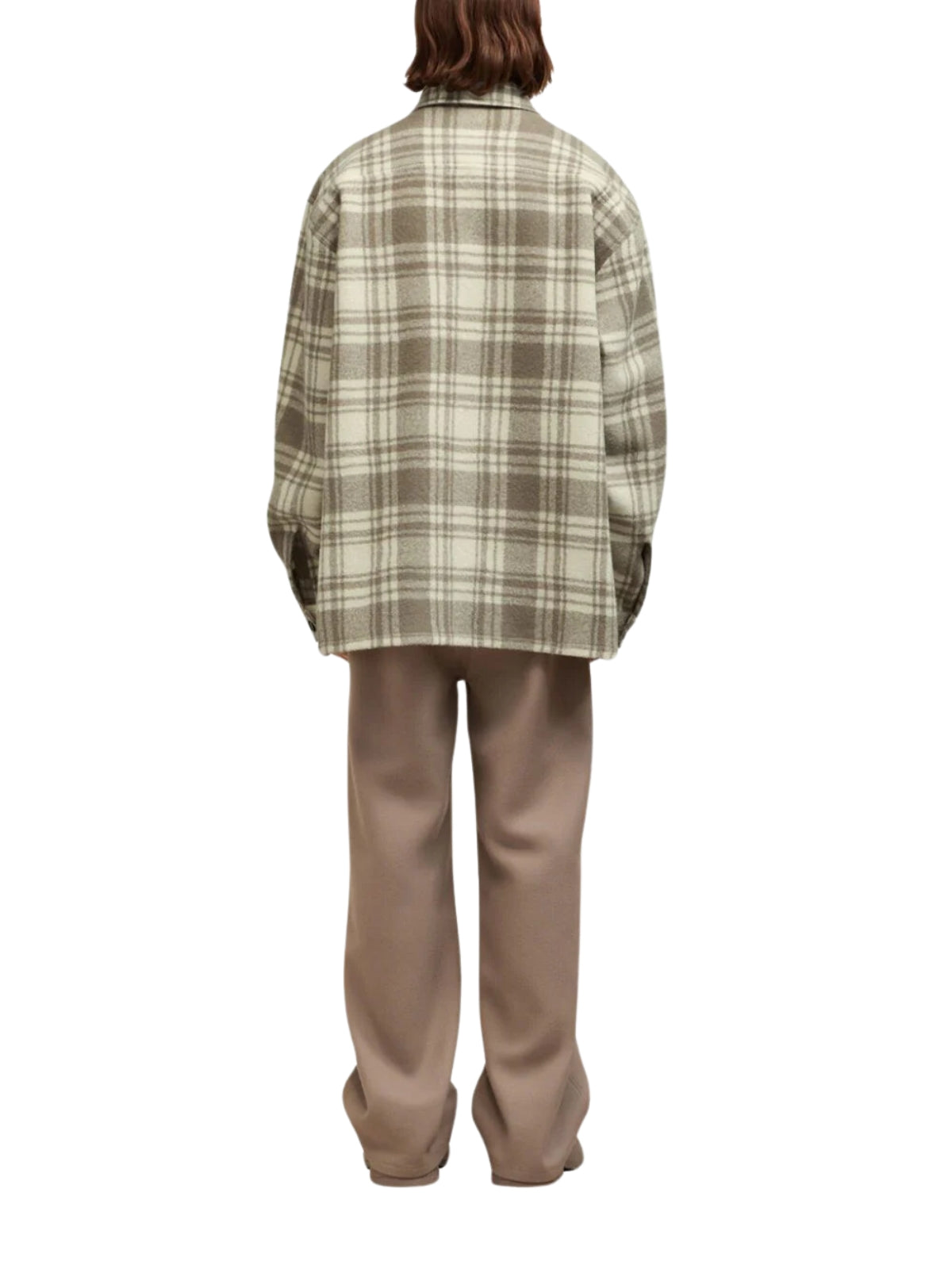 Ami Shirt Checkered Grey-White