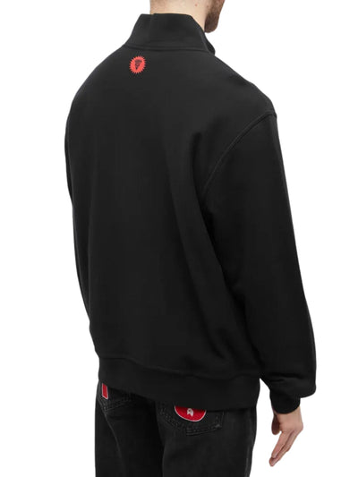 Icecream  Sweater Half Zip Black