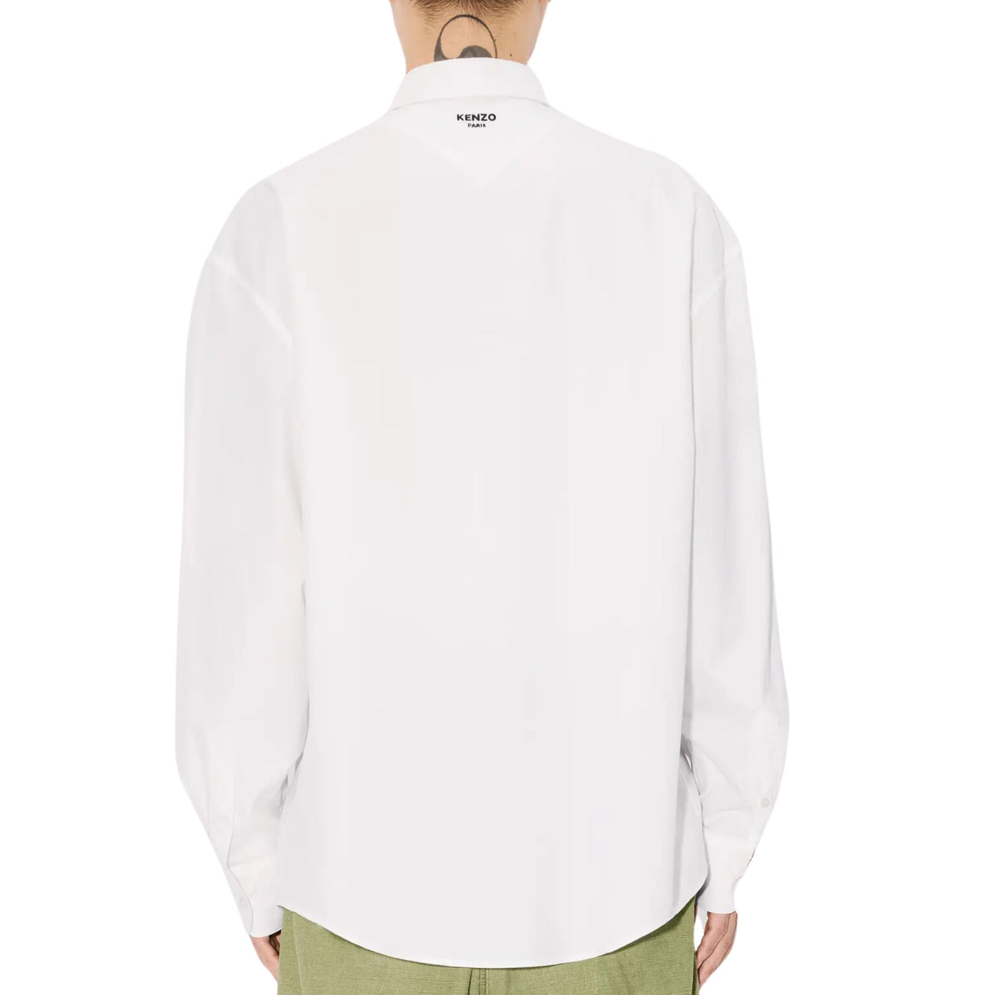 Kenzo Shirt Split Boke Flower White