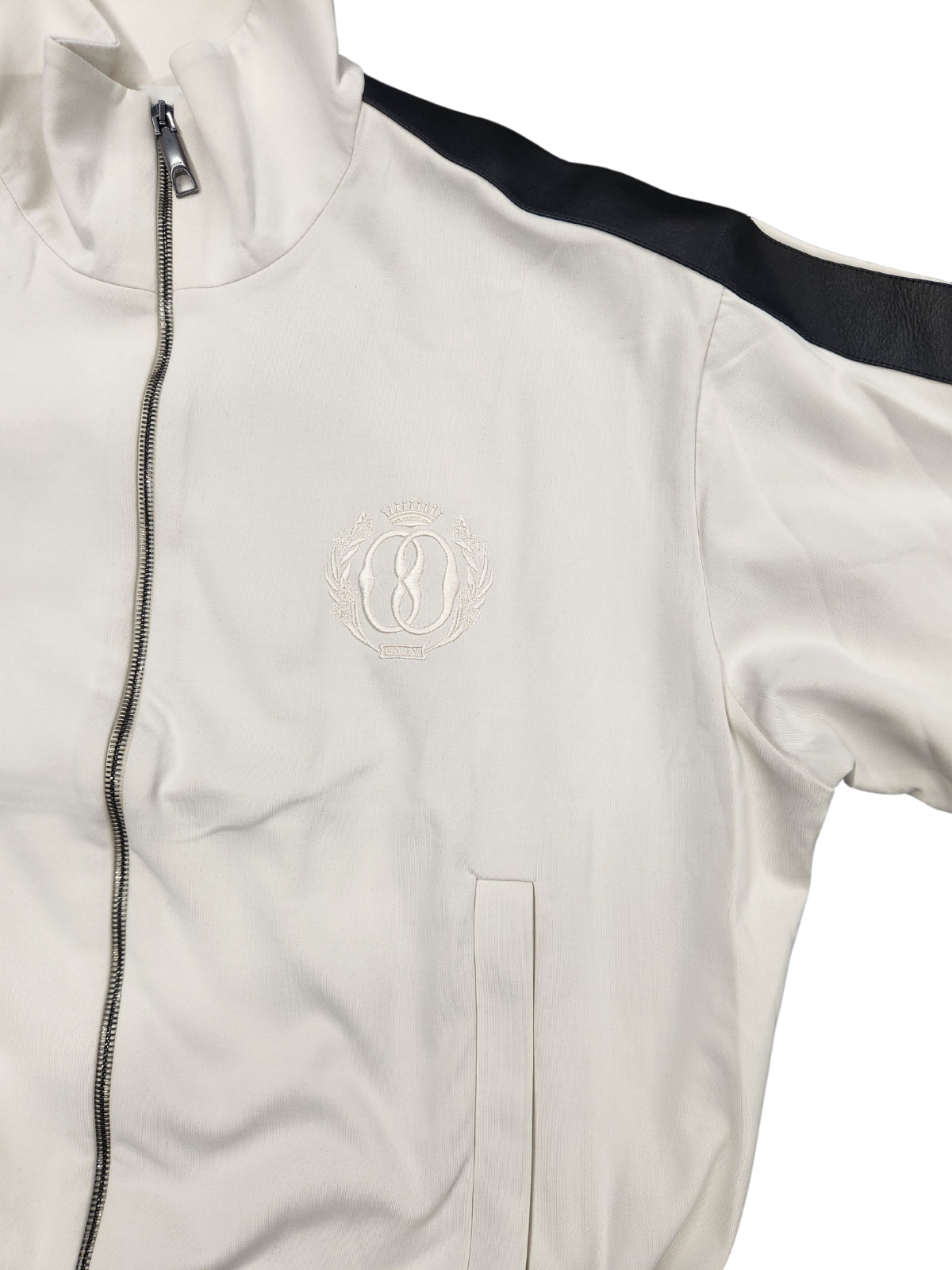 Bally Jacket Sleeve Stripe Black-Off White