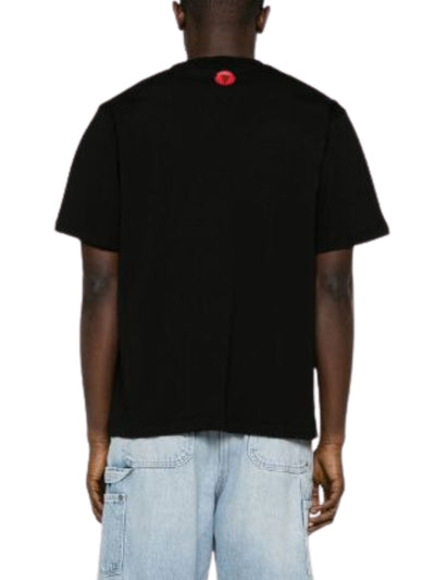 Ice-Cream T-Shirt Running Dog Black