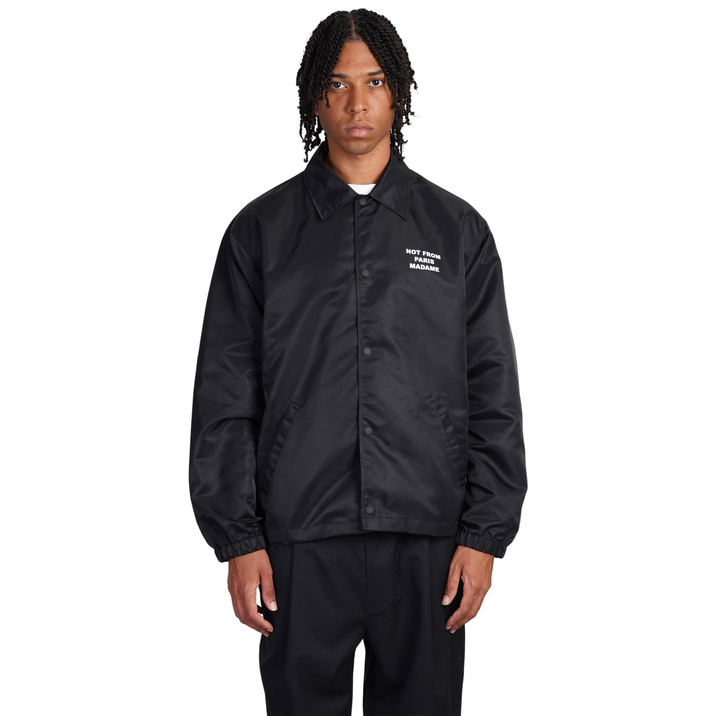 Drole De Monsieur Jacket Slogan Black