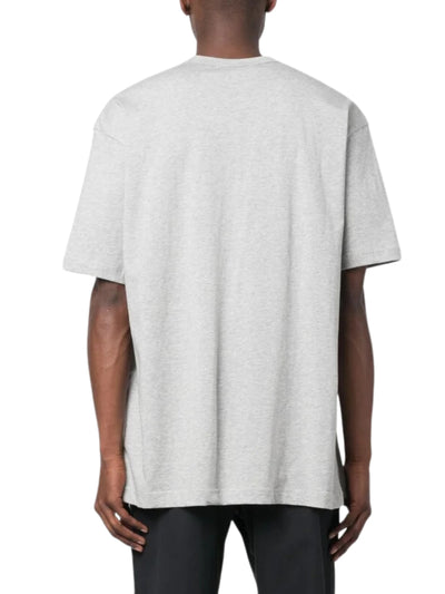 Comme Des Garcons T-Shirt Logo Mini Berry Grey