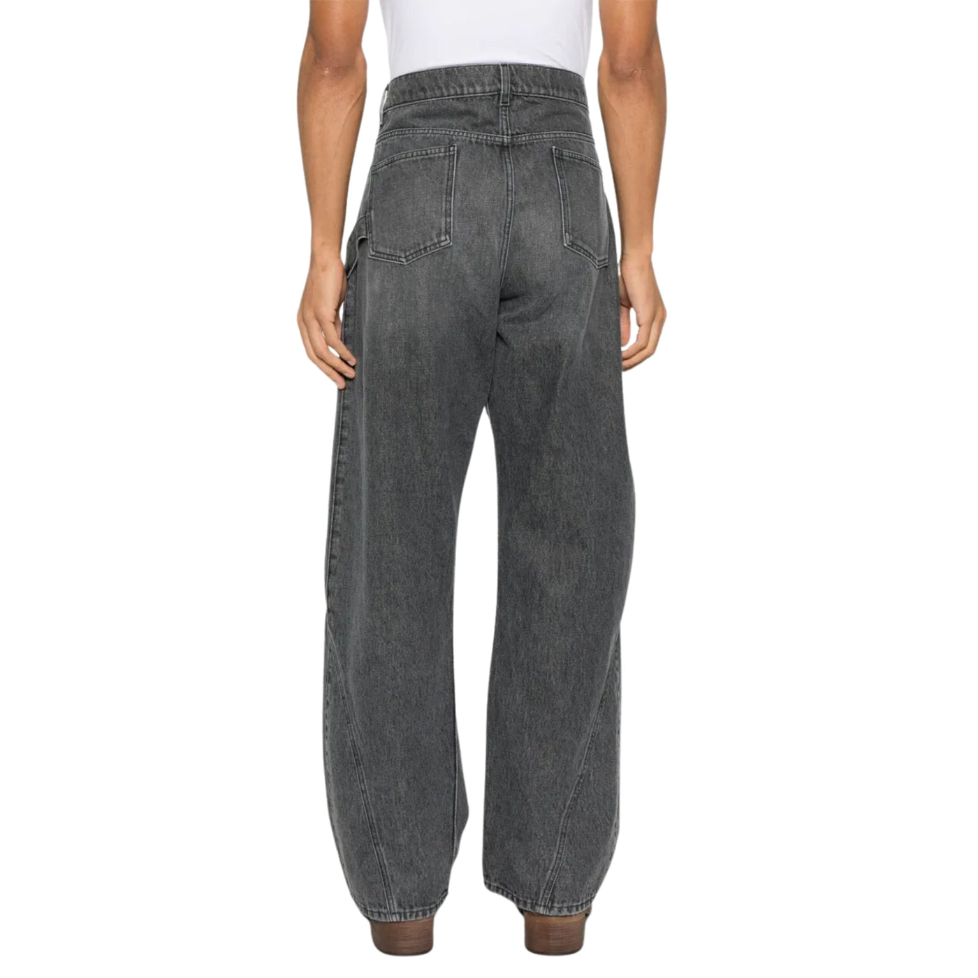 Jw Anderson Jeans Twisted Workwear Grey