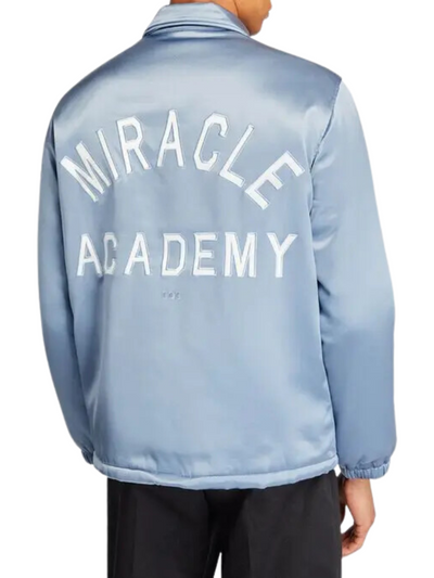 Nahmias Jacket Coach Miracle Academy Silk Dusty Blue