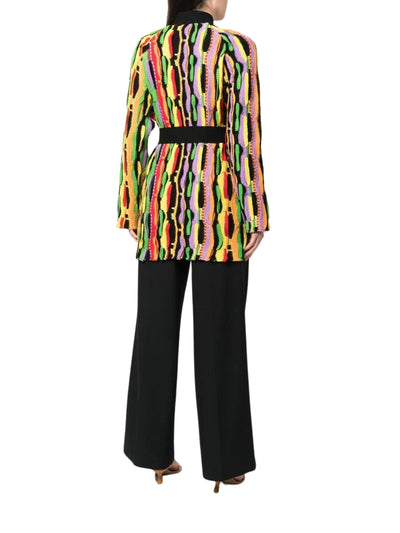 Msgm Jersey Ladies Belt Multi Colour