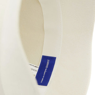 Comm Des Cargons Bucket Hat Stylish White