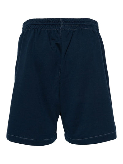 Msgm Shorts Logo Navy