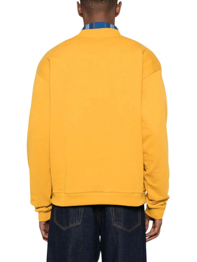 Drole De Monsieur Sweater Logo Mustard