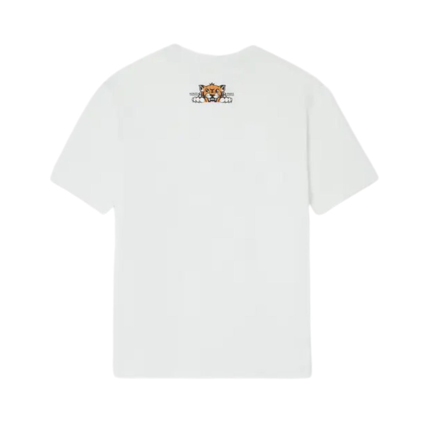 Kenzo T-Shirt Tiger Face White