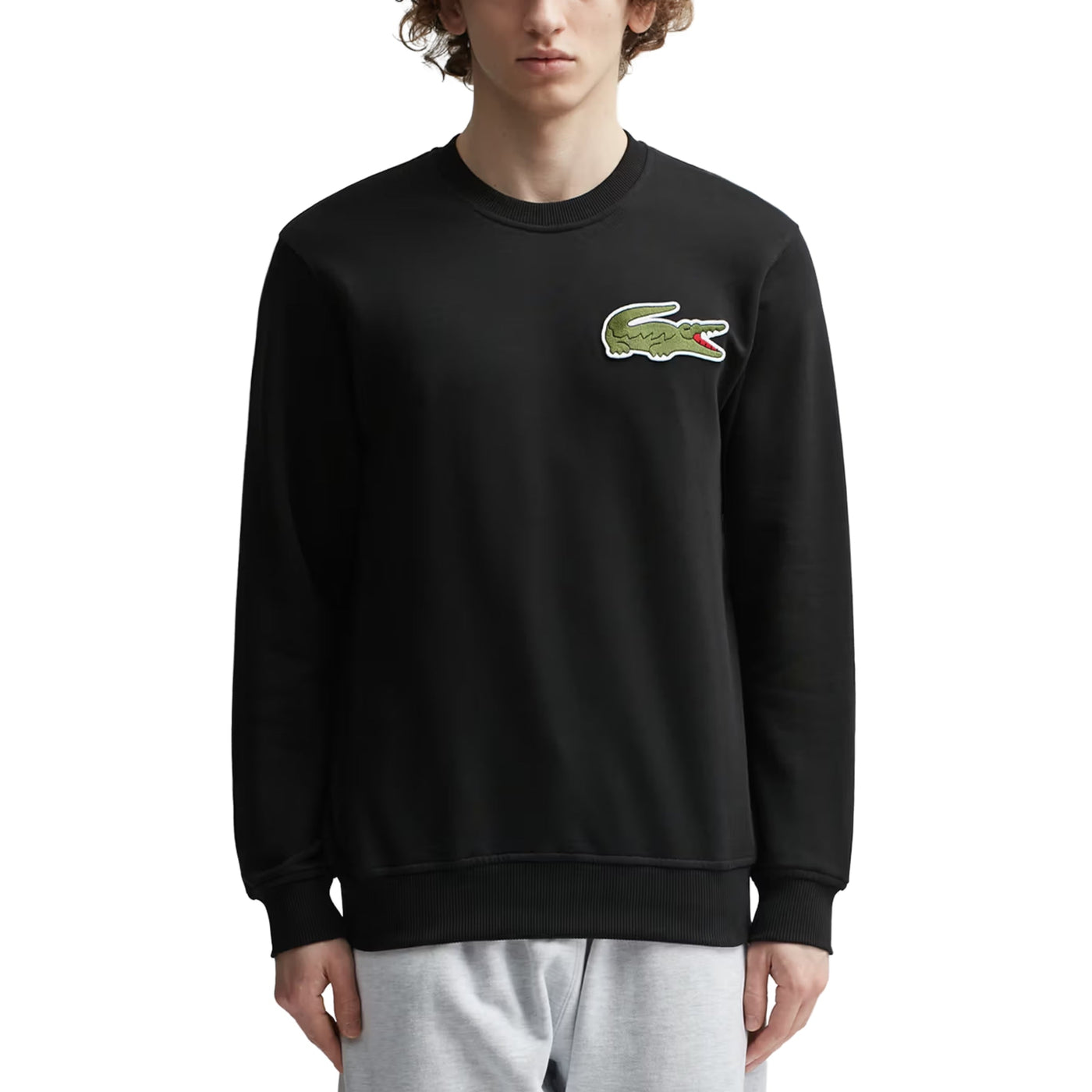 Comme Des Garcons Sweater X Lacoste Black