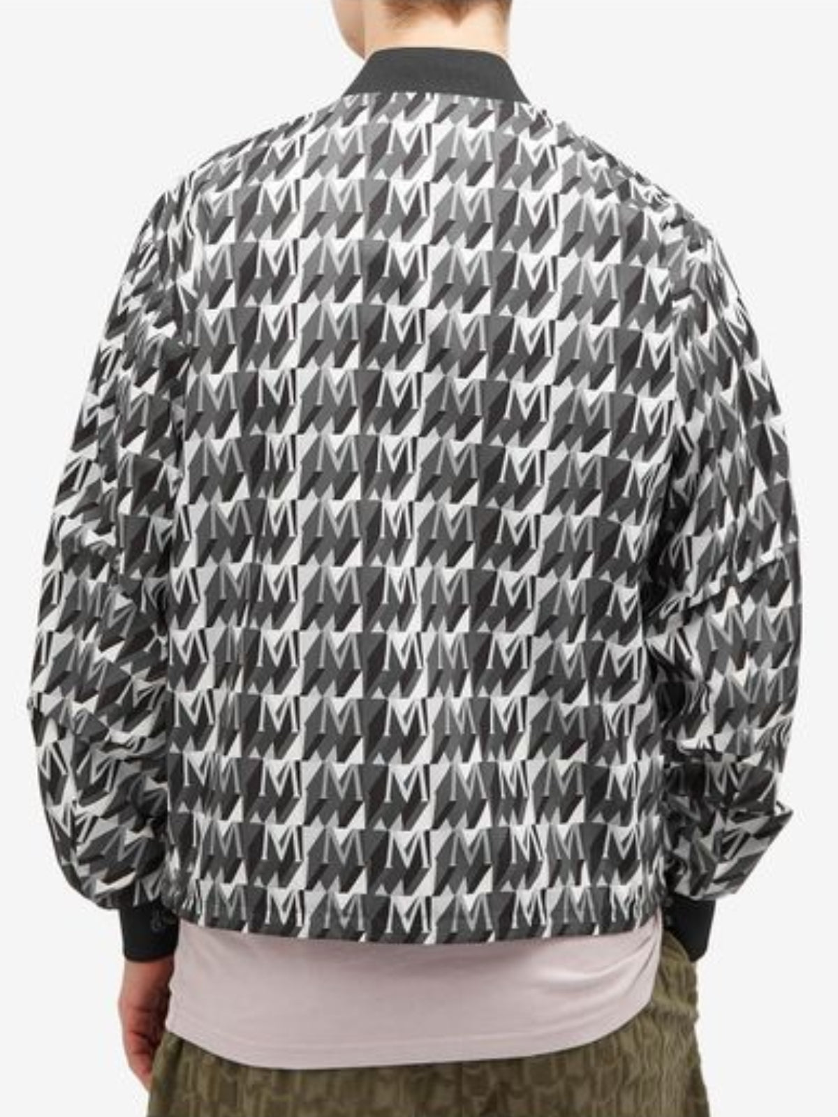 Moncler Jacket Monogram White-Grey-Black