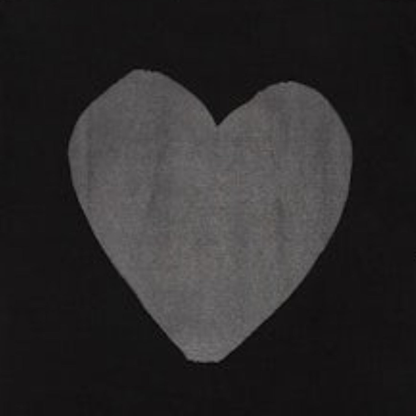 Comme Des Garcons T-Shirt Shaded Heart Black