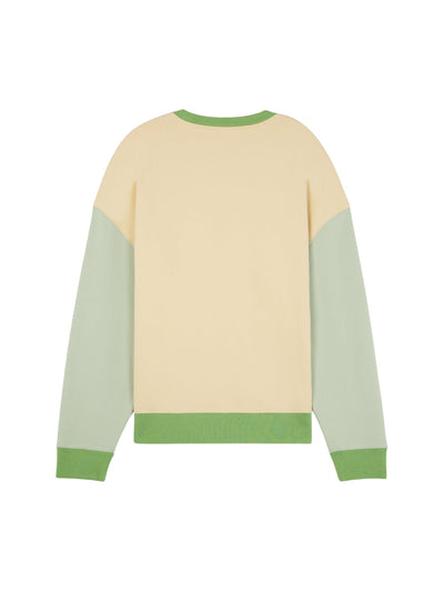 Cafe Kitsune Sweater Relax Colour Block Chai
