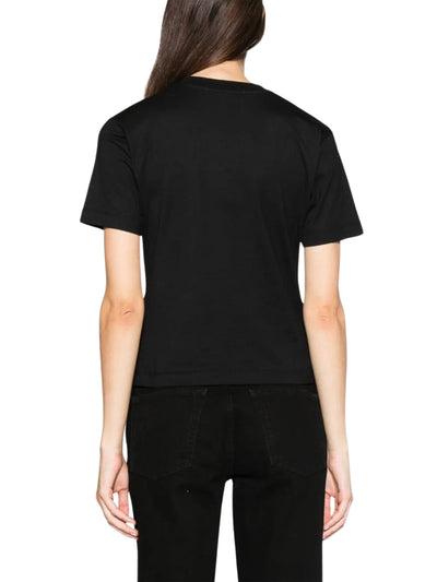 Msgm T-Shirt Ladies Logo Black