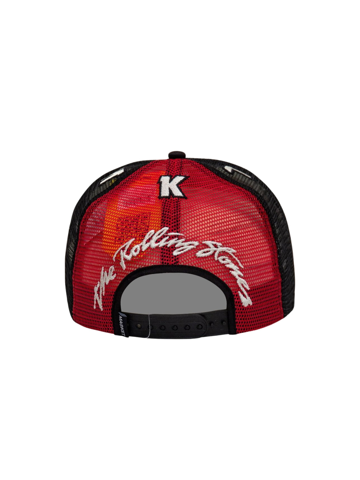 Market Cap X Rolling Stones Trucker Black-White