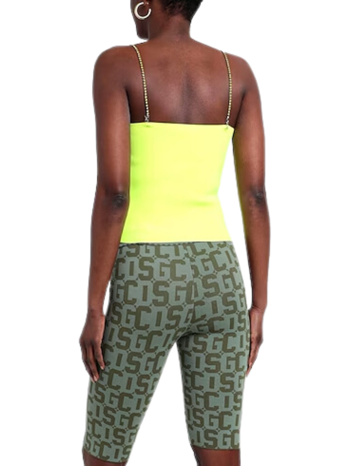 Gcds Leggings Allover Olive