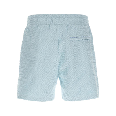 Casablanca Shorts Monogram Light Blue