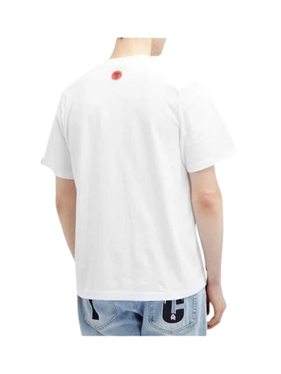 Ice-Cream T-Shirt Running Dog White