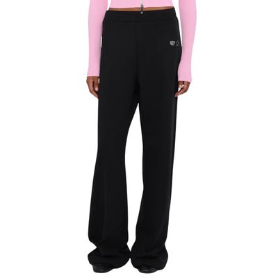 Chiara Ferragni Track Pants Eye Star Black