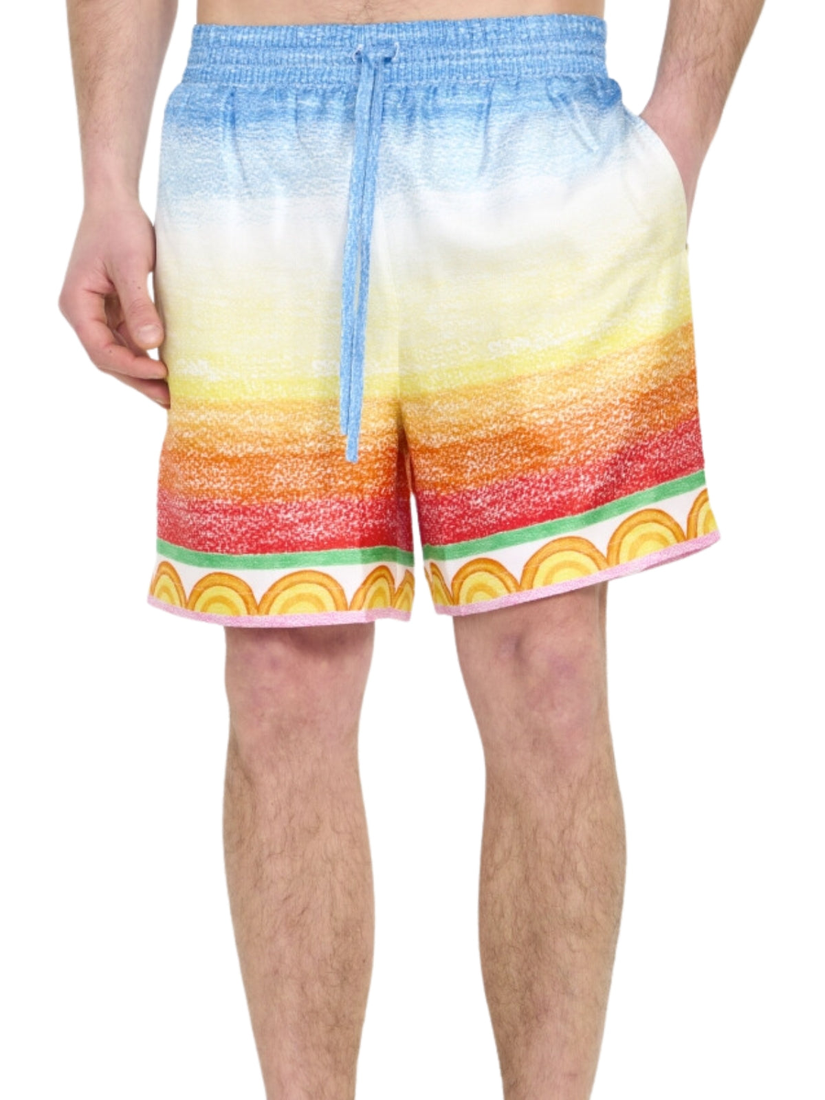 Casablanca Shorts Crayon Tennis Player Multi Colour