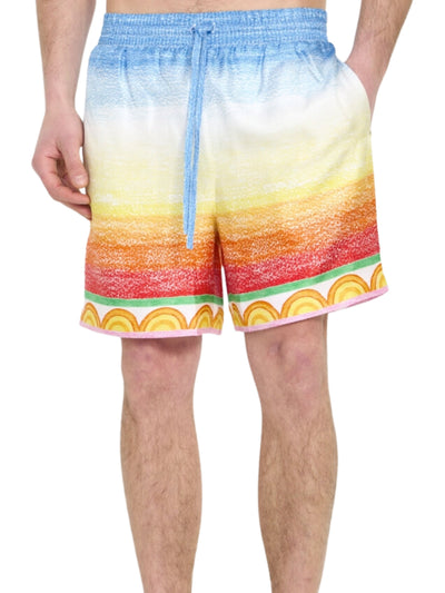 Casablanca Shorts Crayon Tennis Player Multi Colour