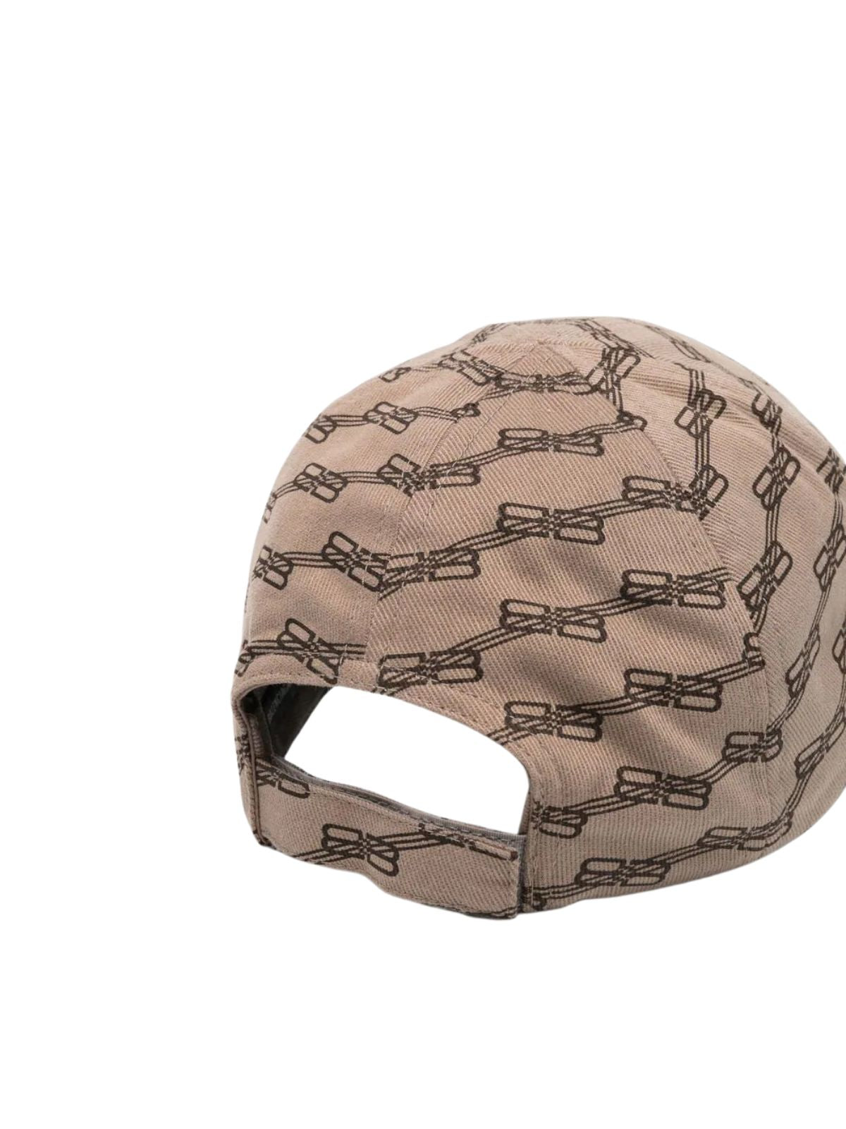 Balenciaga Cap Allover Bb Khaki