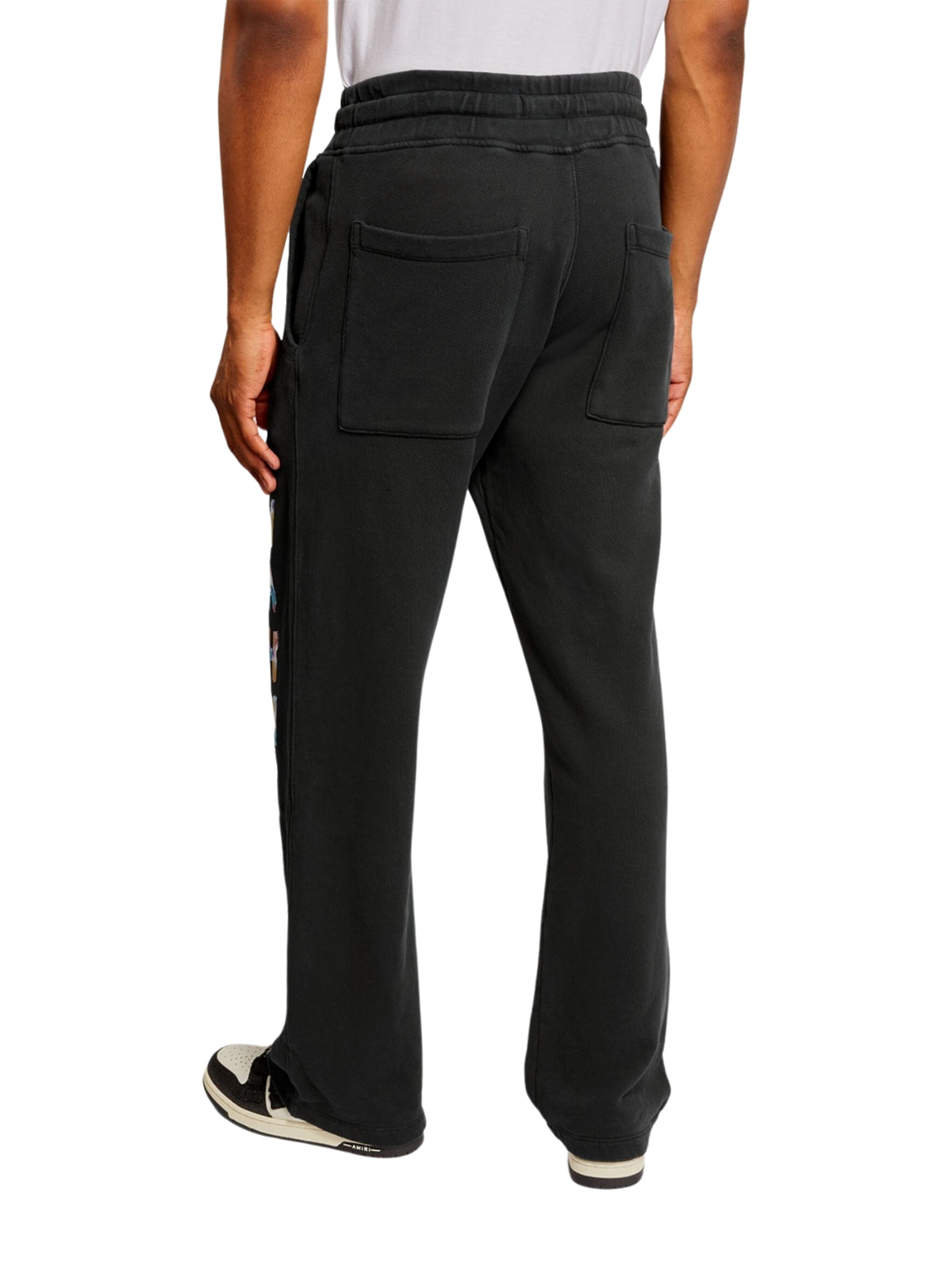 Nahmias Track Pants Baggy Bunny Black Sunfade