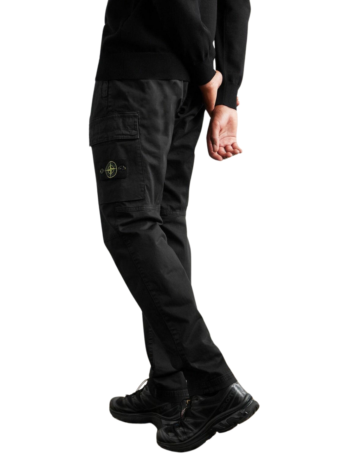 Stone Island Cargo Pants Black