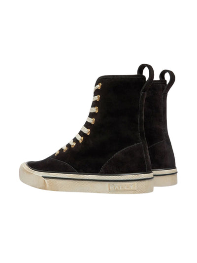 Bally Sneaker Lace Up Boot Black