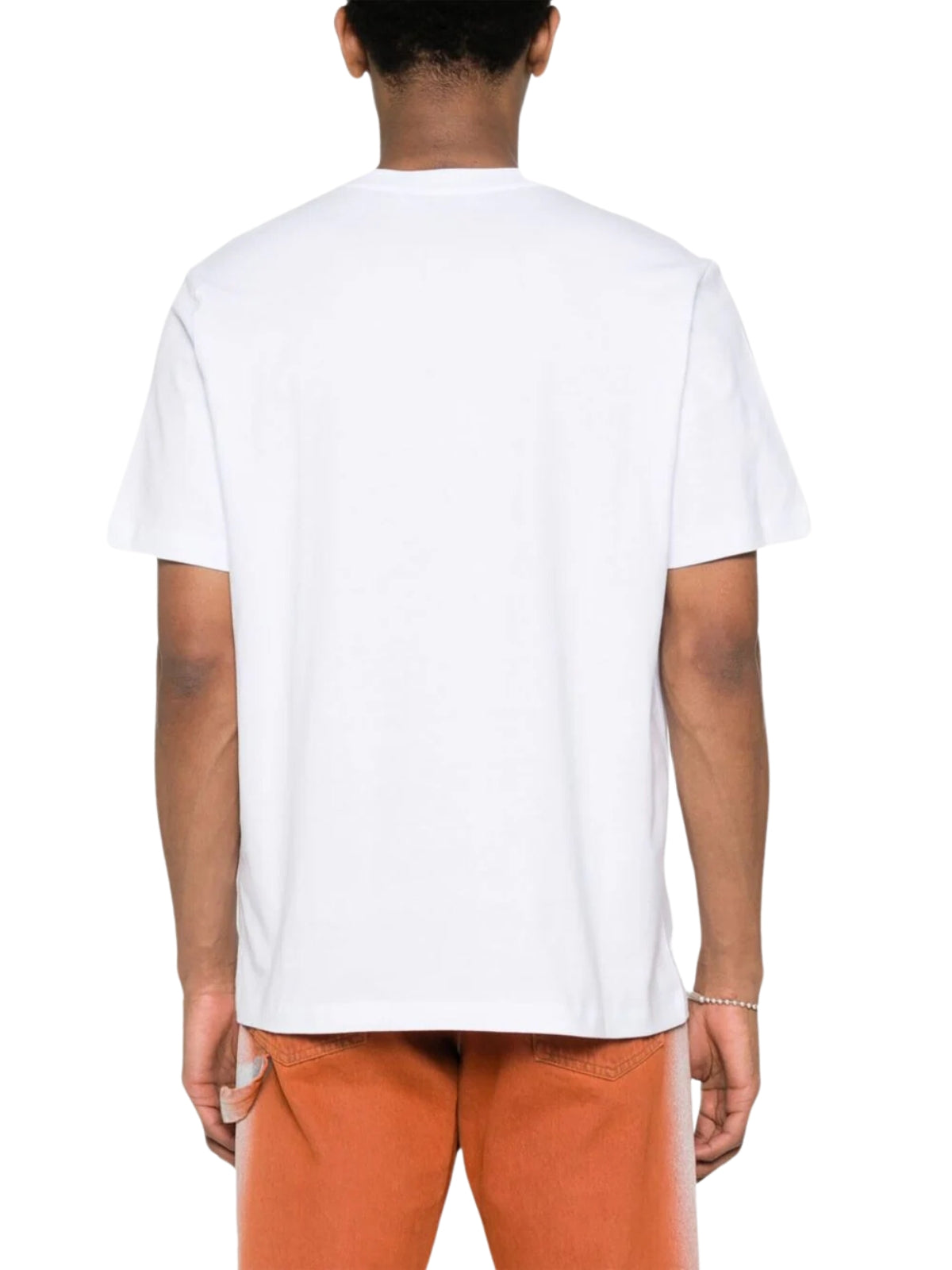 Msgm T-Shirt Logo Off-White