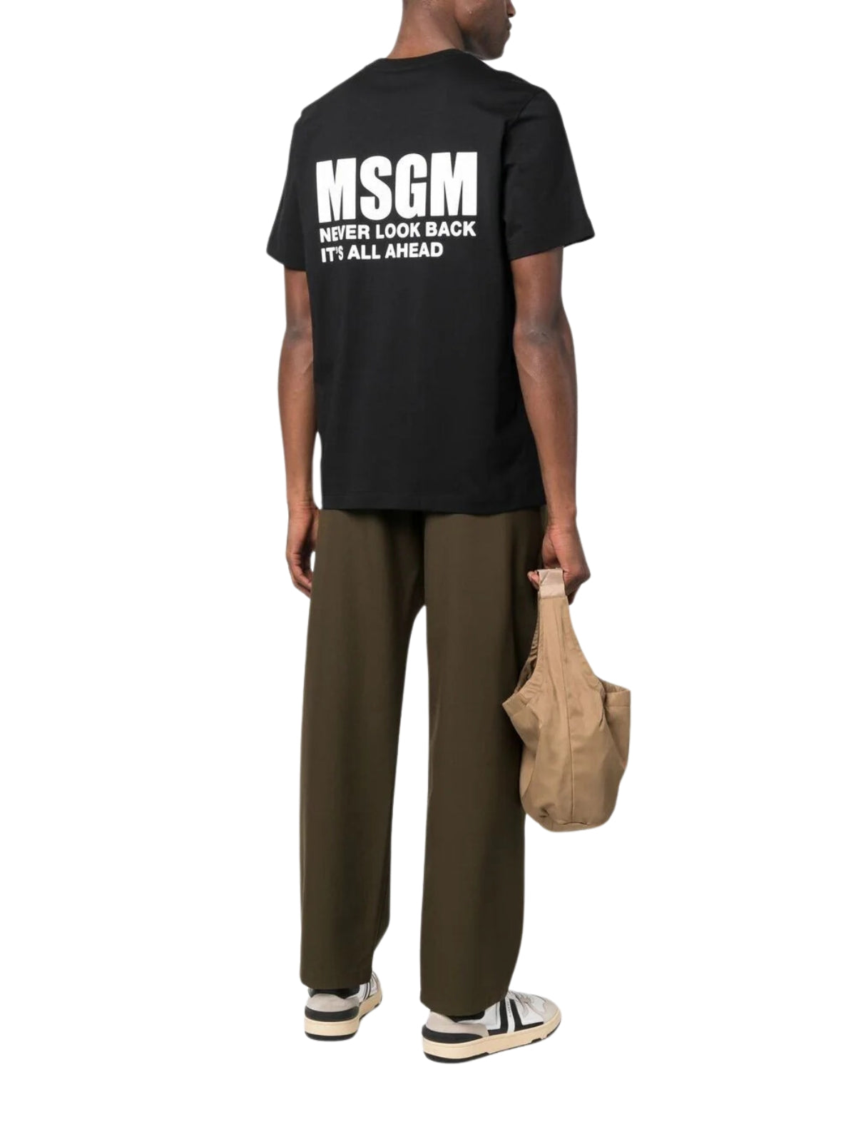 Msgm T-Shirt Logo Black