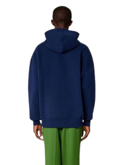 Ami Sweater Ami Paris Logo Navy