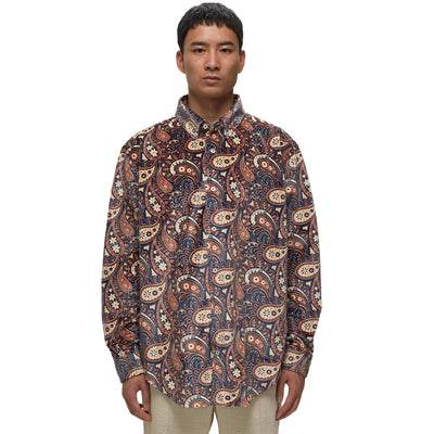 Drole De Monsieur Shirt Paisley Print Multi Colour