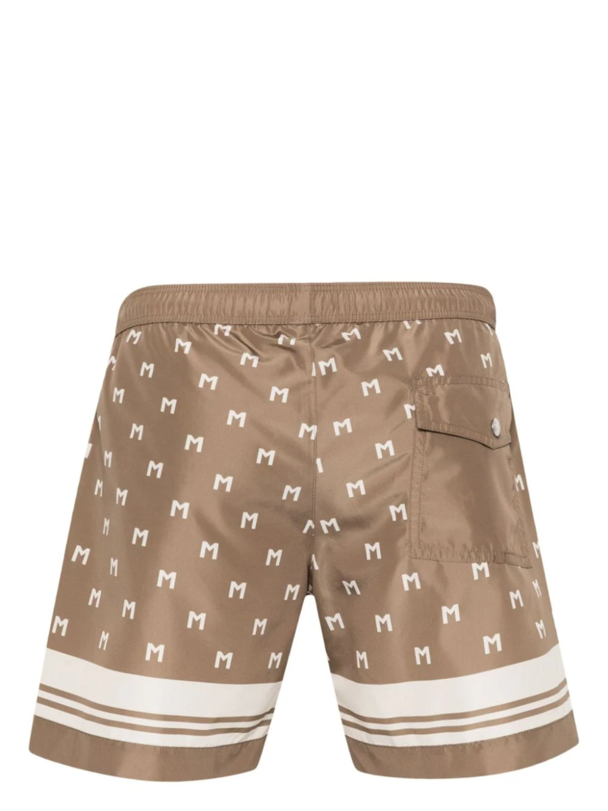Moncler Boxer Mare Logo Brown