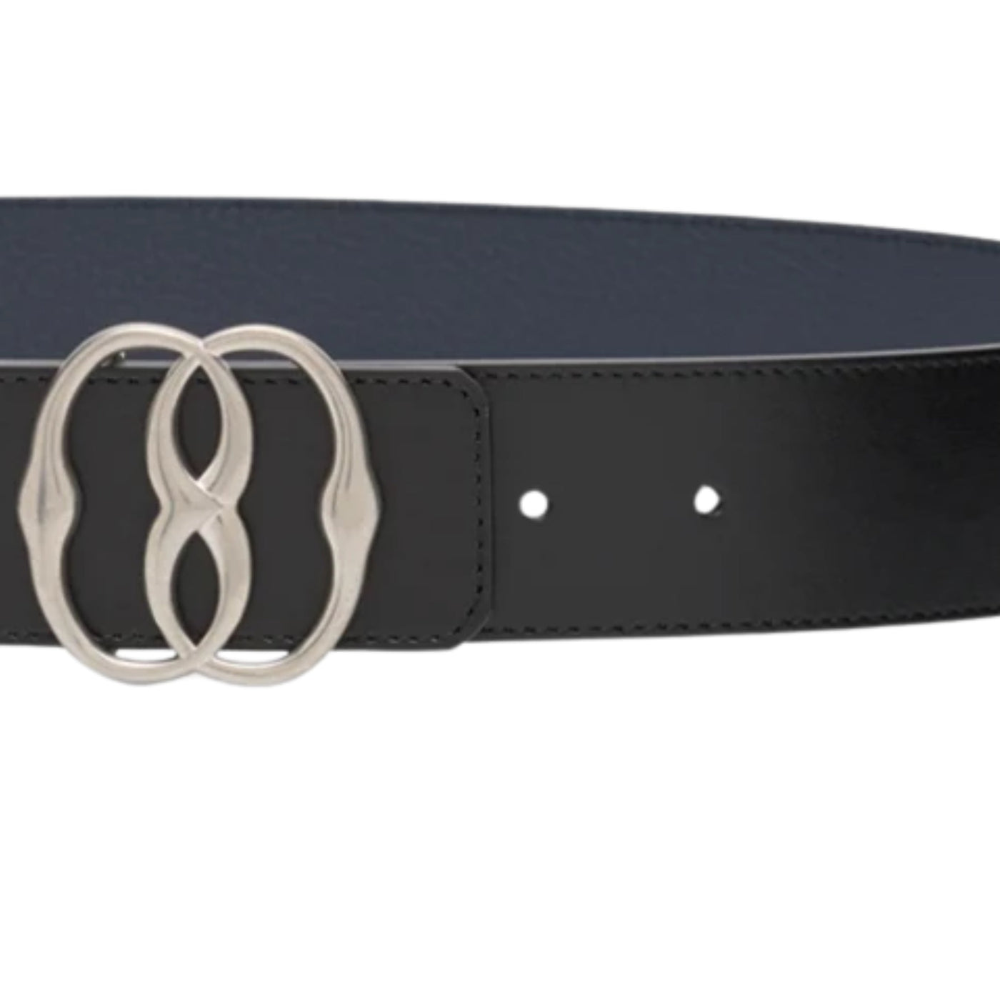 Bally Belt Buckle Logo Silver-Black