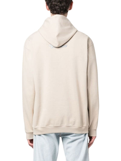 Vtmnts Logo Hoodie Cream