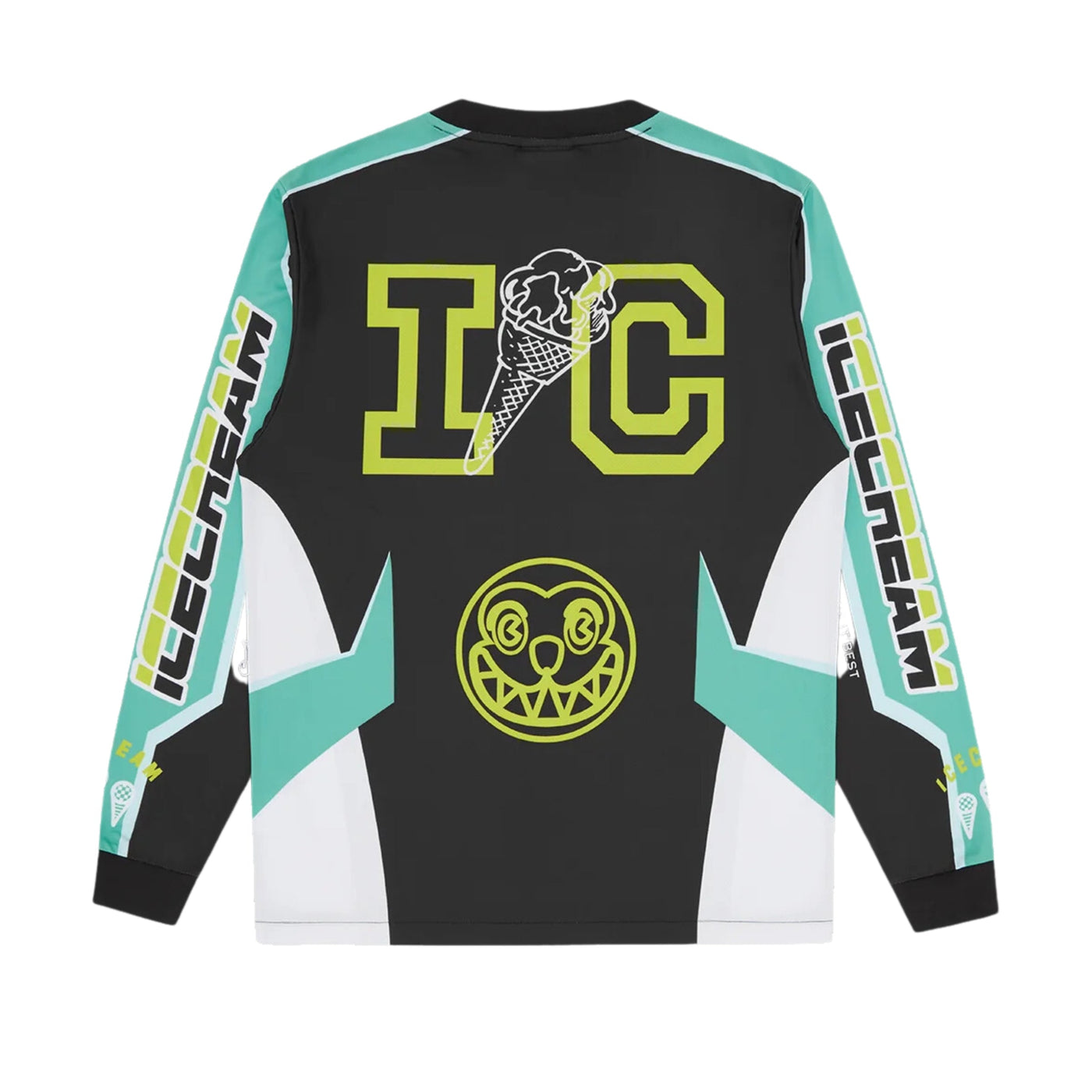 Ice-Cream Sweater Motorcycle Black-Green